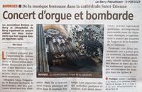 Concert orgue et bombarde à la cathédrale de Bourges (2023)