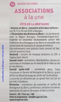 Article dans Les Nouvelles de Bourges pour la Fête de la Bretagne