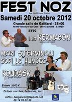 Affiche fest noz 2012