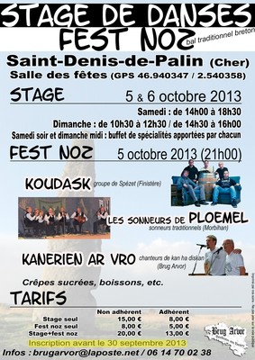 Affiche stage 2013