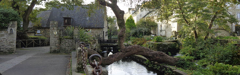 Le long de l'Aven à Pont-Aven