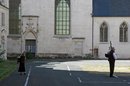 Chauffe des sonneurs de cornemuse à la Maison des associations